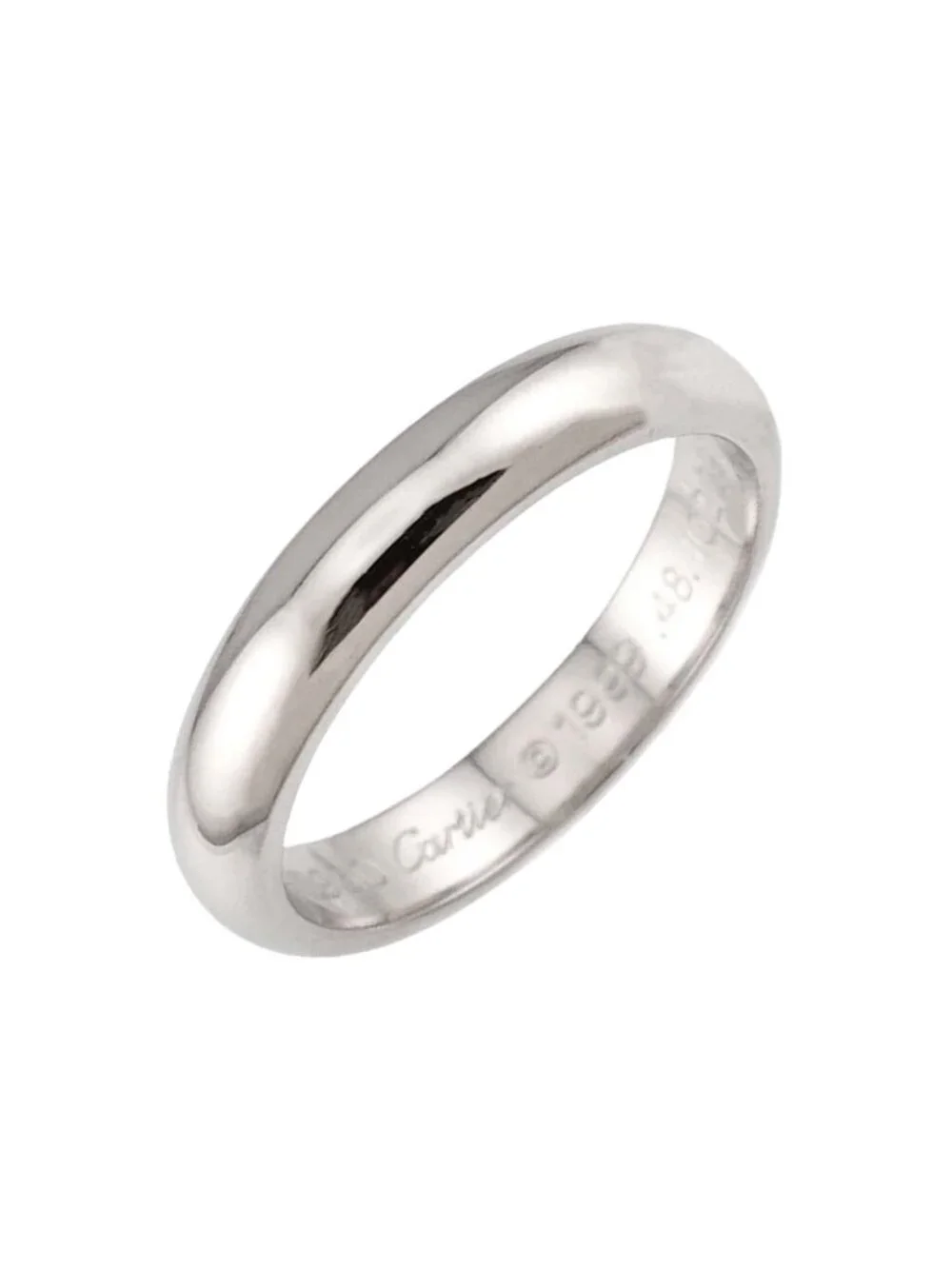 Cartier Classic 48 Ring Pt Width Platinum
